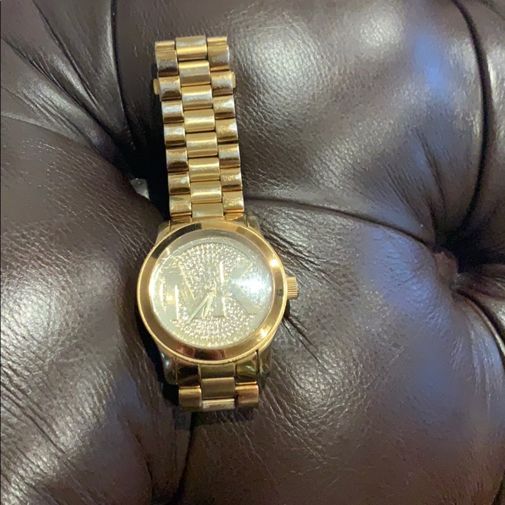 Michael Kors Runway MK face womens quartz watch
